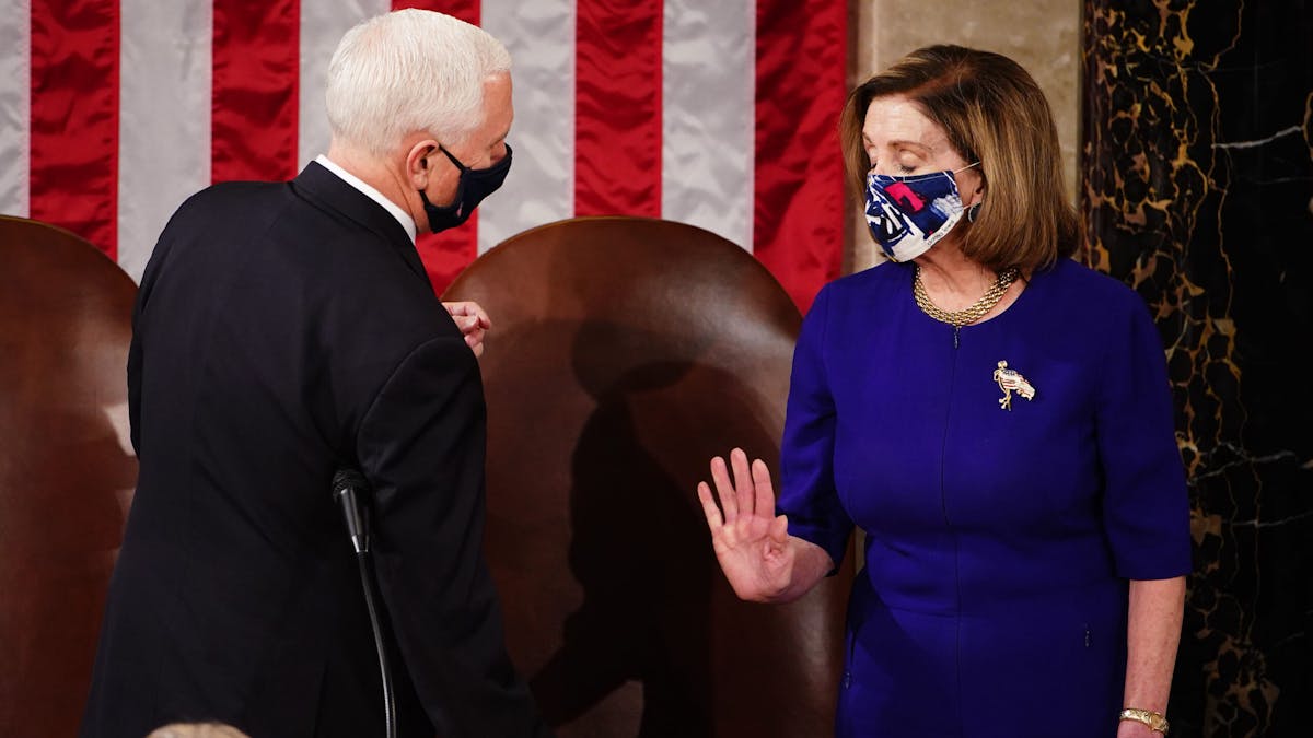 Pence Uses Pelosi’s Own Words Against Her As He Explains Why He Won’t Invoke 25th Amendment