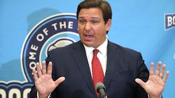 Secrecy and spin: How Florida's governor misled the public on the COVID-19 pandemic Florida Gov. Ron DeSantis holds a press conference regarding education and COVID-19 at Boggy Creek Elementary School, on Monday, Nov. 30, 2020.