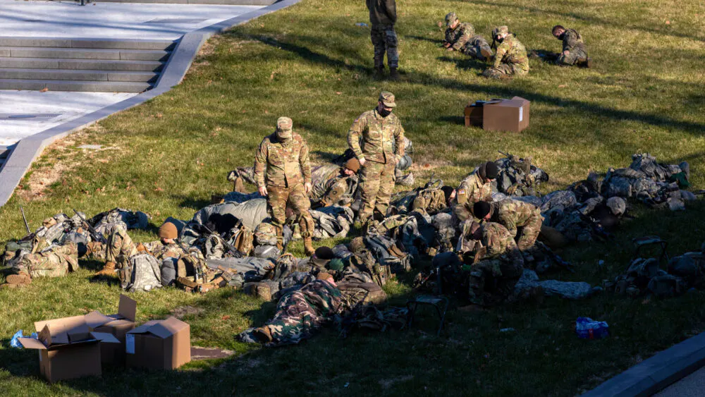Democrats Face Backlash After Photos Emerge Of National Guardsmen In Poor Living Conditions