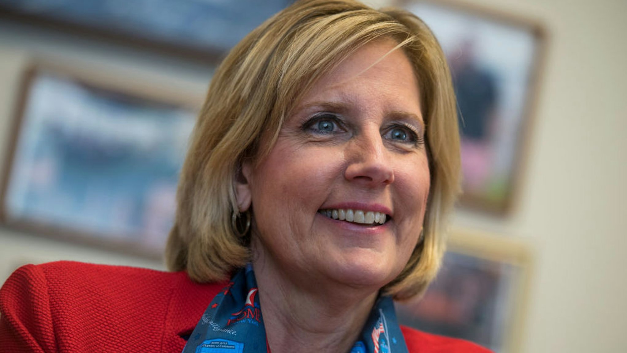 UNITED STATES - MARCH 07: Rep. Claudia Tenney, R-N.Y., is interviewed in her Cannon Building office on March 07, 2018.