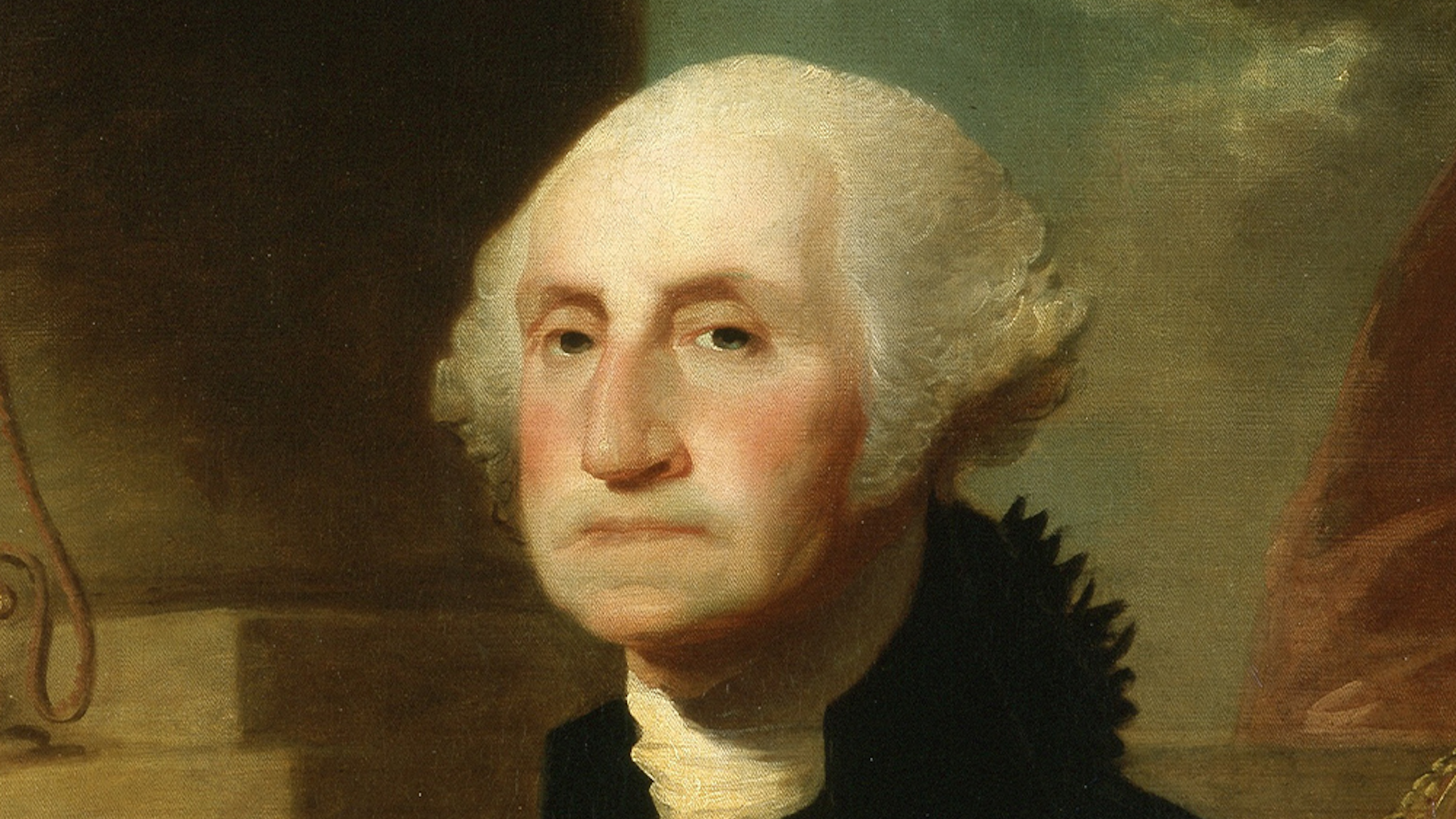 George Washington, portrait painting by Constable-Hamilton, 1794. From the New York Public Library.