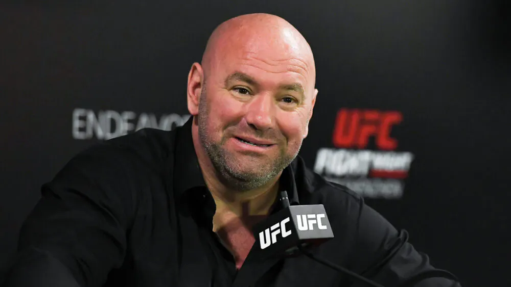 ‘Free Speech, Brother’: Dana White Shuts Down Reporter Pressing Him Over Strickland’s ‘Transphobia’