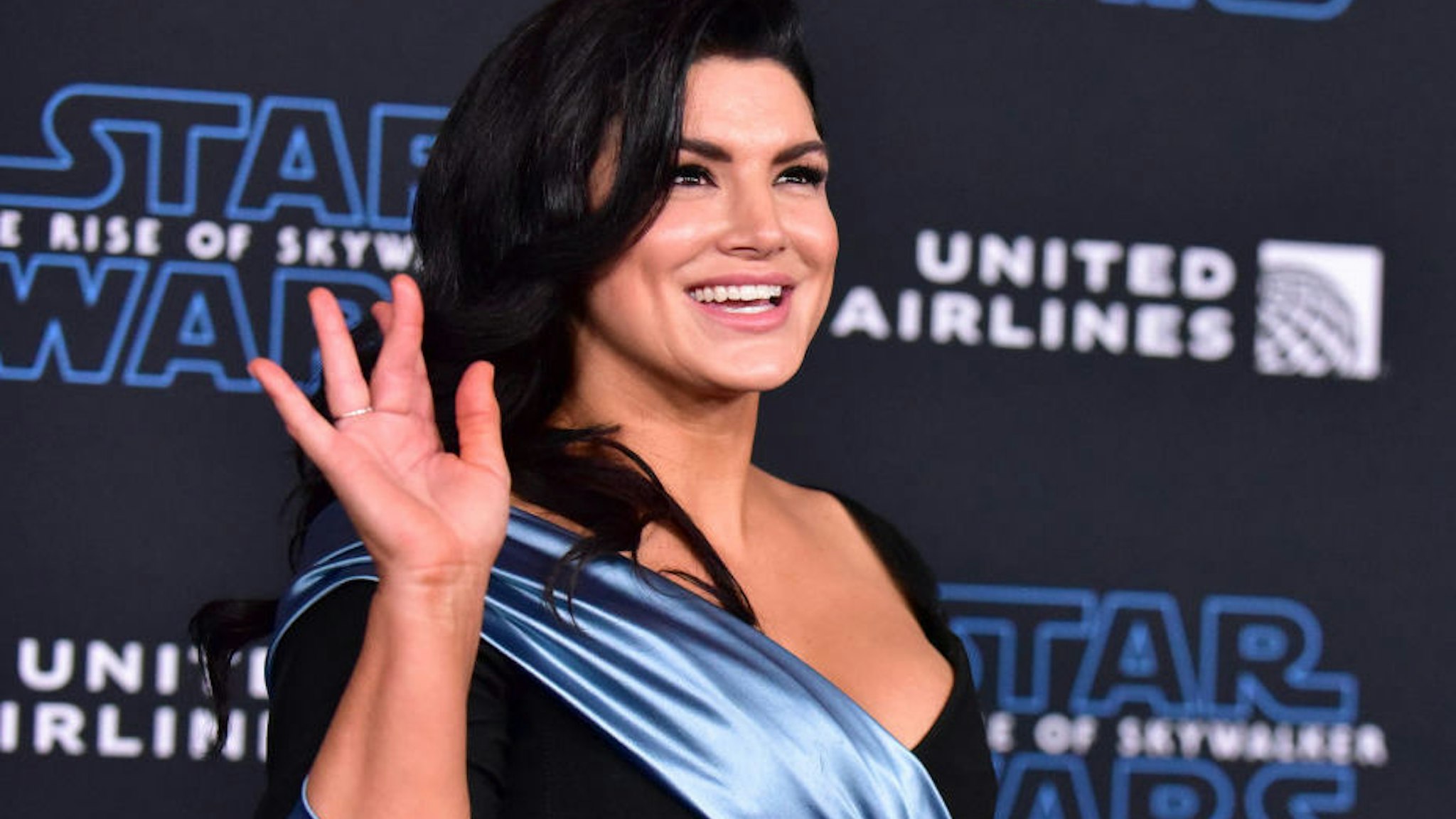 Gina Carano attends the Premiere of Disney's "Star Wars: The Rise Of Skywalker" on December 16, 2019 in Hollywood, California.