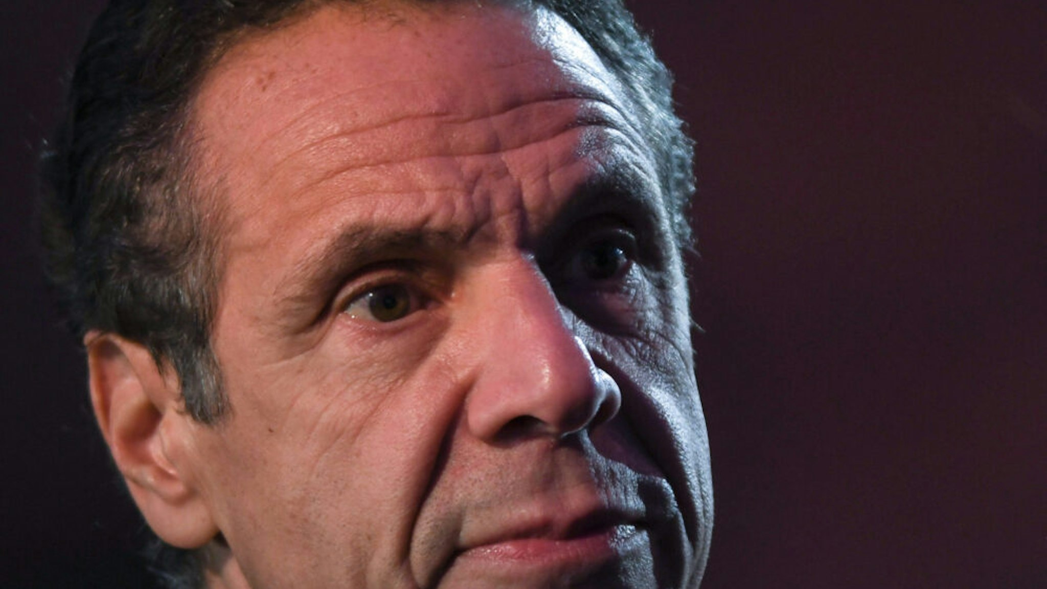 A file picture of Andrew Cuomo, Governor of New York, taken on January 27 in Poland.Chris Cuomo, a CNN anchor and the youngest brother of NY Governor Andrew Cuomo, has tested positive for coronavirus. On Tuesday, March 31, 2020, in Krakow, Poland.