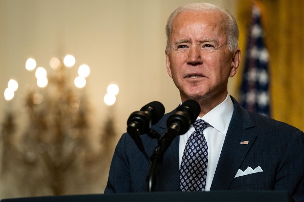 U.S. President Joe Biden delivers remarks at a virtual event hosted by the Munich Security Conference in the East Room of the White House on February 19, 2021 in Washington, DC.