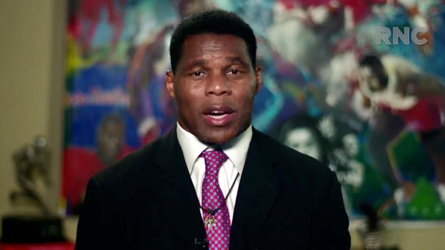 CHARLOTTE, NC - AUGUST 24: (EDITORIAL USE ONLY) In this screenshot from the RNC’s livestream of the 2020 Republican National Convention, former NFL athlete Herschel Walker addresses the virtual convention on August 24, 2020. The convention is being held virtually due to the coronavirus pandemic but will include speeches from various locations including Charlotte, North Carolina and Washington, DC. (Photo Courtesy of the Committee on Arrangements for the 2020 Republican National Committee via Getty Images)