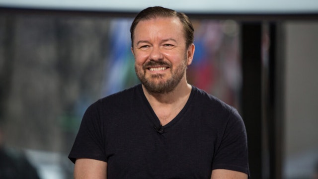 TODAY -- Pictured: Ricky Gervais on Tuesday, March 13, 2018