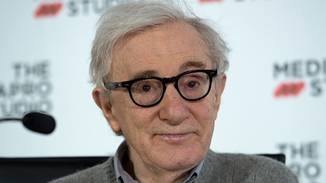 US director Woody Allen holds a press conference in the northern Spanish Basque city of San Sebastian, where he will start shooting his yet-untitled next film, on July 9, 2019.