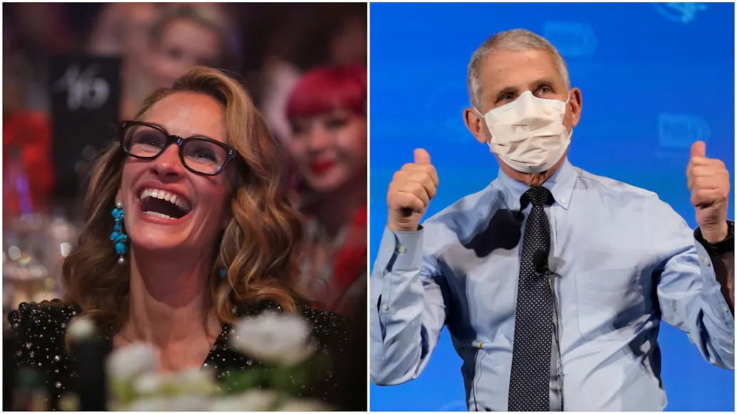 Julia Roberts Gives Courage Award To ‘Tireless And True’ Fauci