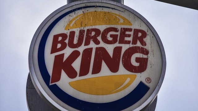 ANKARA, TURKEY - JANUARY 14: (BILD ZEITUNG OUT) The logo of Burger King is seen on January 14, 2021 in Ankara, Turkey. (Photo by Altan Gocher/DeFodi Images via Getty Images)