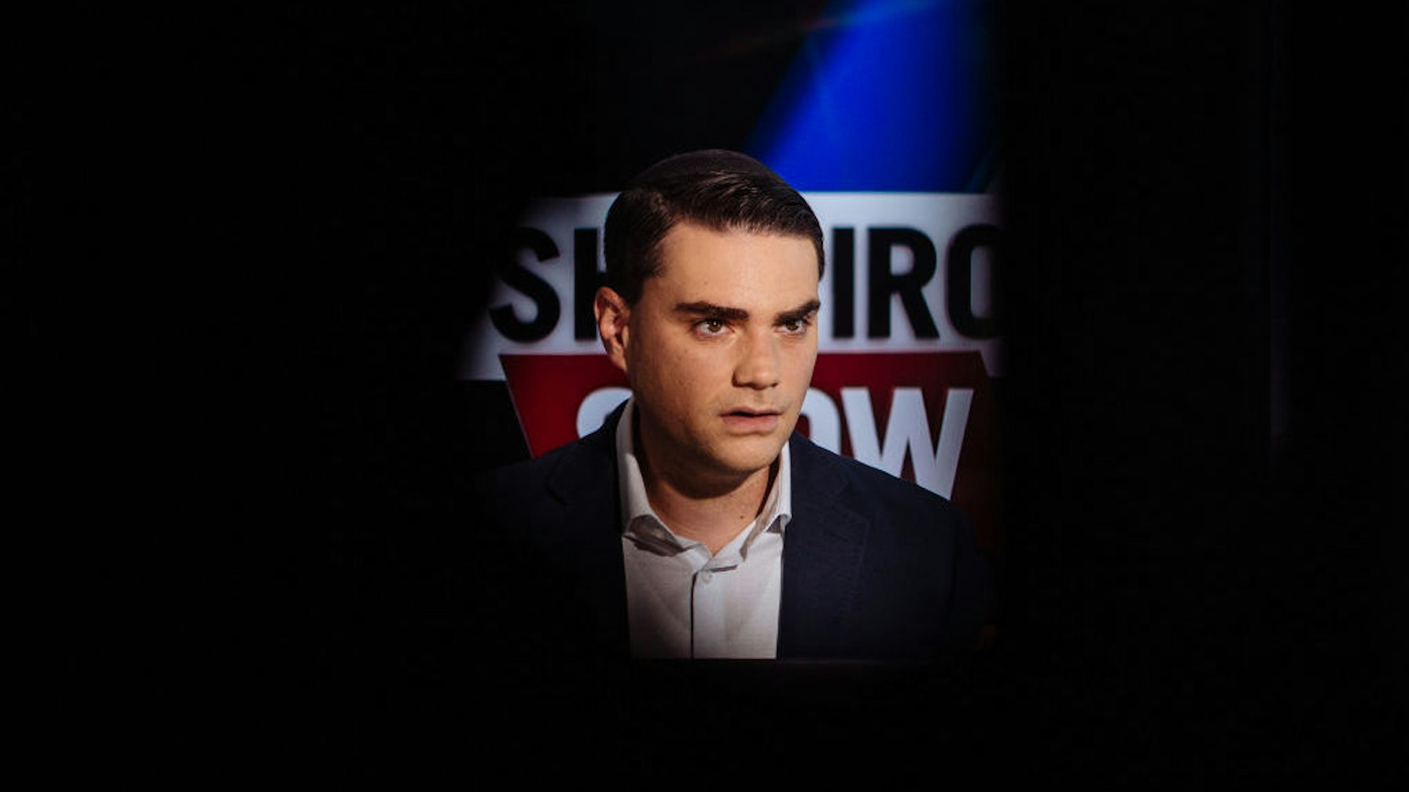 LOS ANGELES, CA SEPTEMBER 26: Conservative political commentator, writer, and lawyer Ben Shapiro during a break of the filming of his show The Ben Shapiro Show on September 26, 2018 in Los Angles, CA (Photo by Jessica Pons/ For The Washington Post via Getty Images)