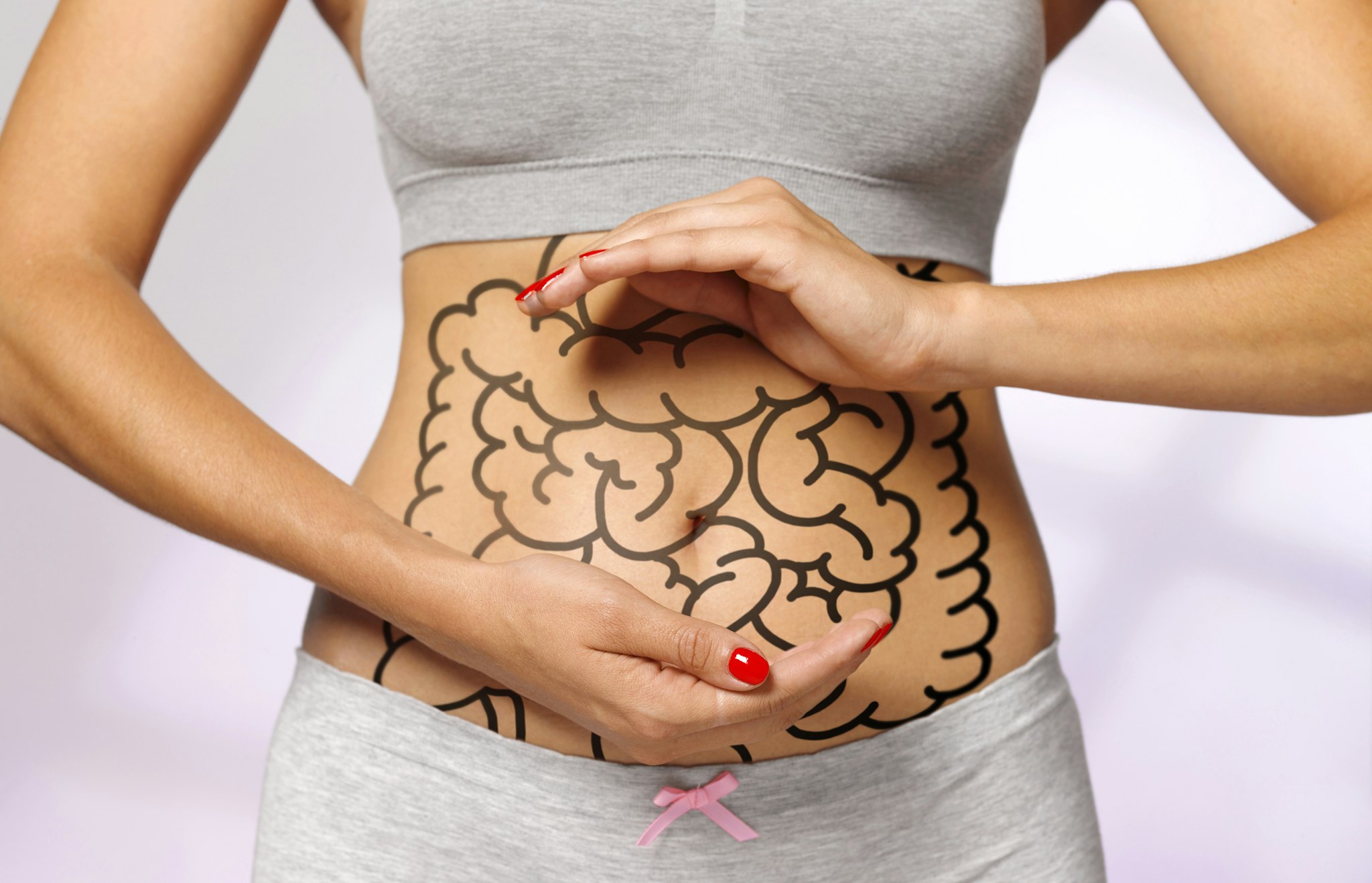 Taking Care of Your Intestines - stock photo