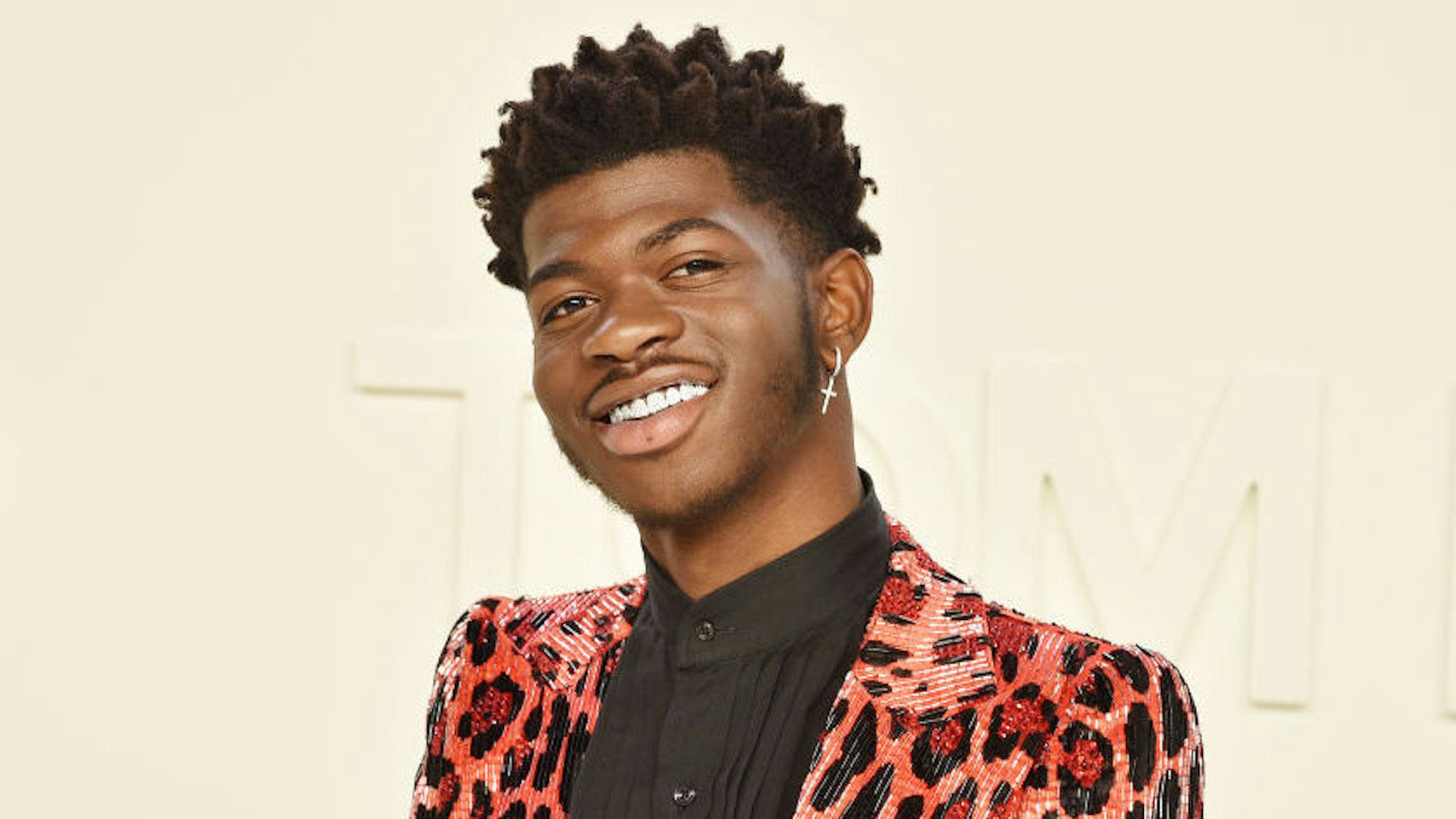 Lil Nas X attends the Tom Ford AW/20 Fashion Show at Milk Studios on February 07, 2020 in Los Angeles, California.