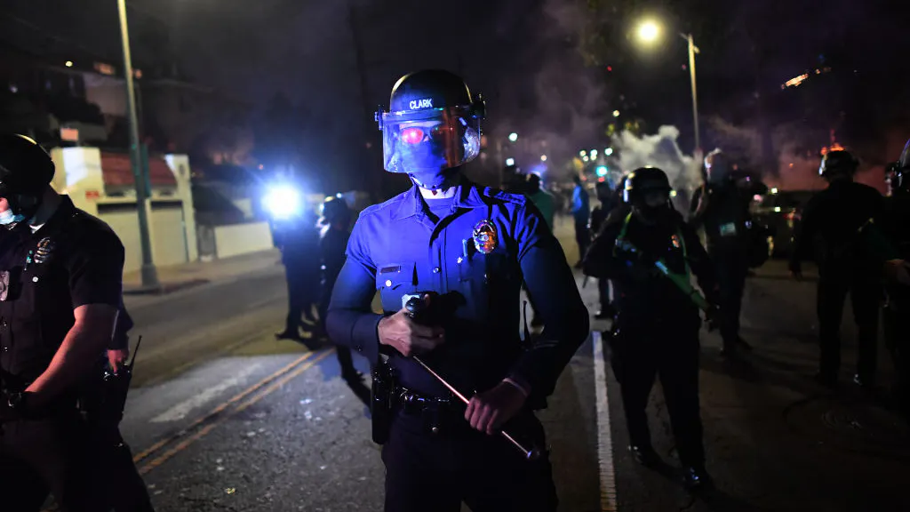 LAPD Clash With Homeless Activists, Protesters During Raid To Clear Echo Park Encampment