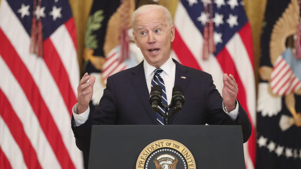Biden Chuckles At Idea Of Running Against Trump Again, Questions If Republican Party Will Even Exist In 2024