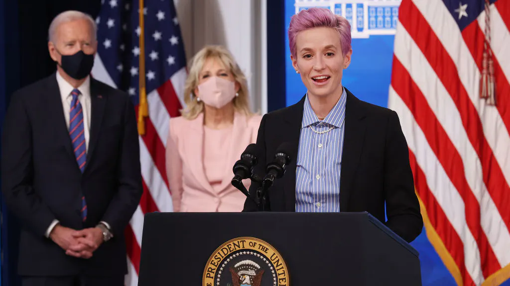 Soccer Star Megan Rapinoe Pushes For Transgender Athletes In Girls Sports