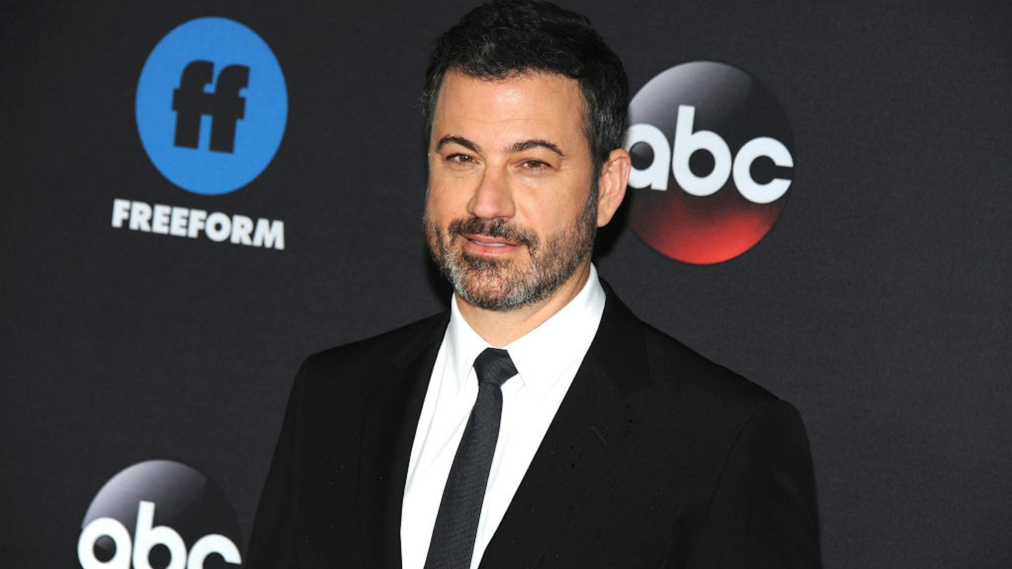 2018 Disney/ABC/Freeform Upfront NEW YORK, NY - MAY 15: TV Personality Jimmy Kimmel attends the 2018 Disney, ABC, Freeform Upfront on May 15, 2018 in New York City. (Photo by Desiree Navarro/WireImage)