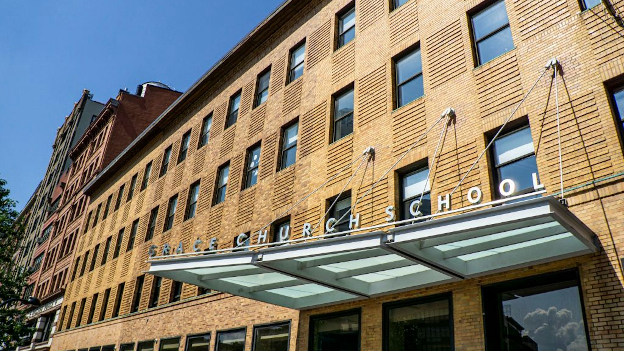 Grace Church High School, Exterior Facade, 46 Cooper Square, New York City, New York, USA.