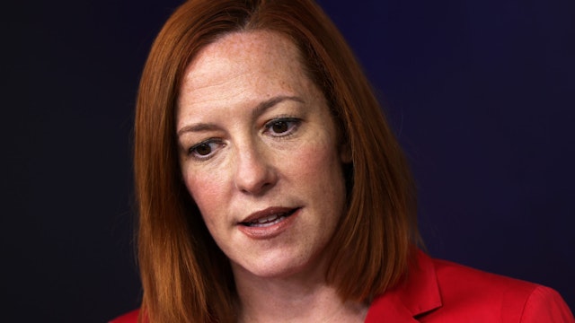 WASHINGTON, DC - MARCH 11: White House Press Secretary Jen Psaki speaks during a daily press briefing at the James Brady Press Briefing Room of the White House on March 11, 2021 in Washington, DC. Psaki held a briefing to answer questions from members of the press.