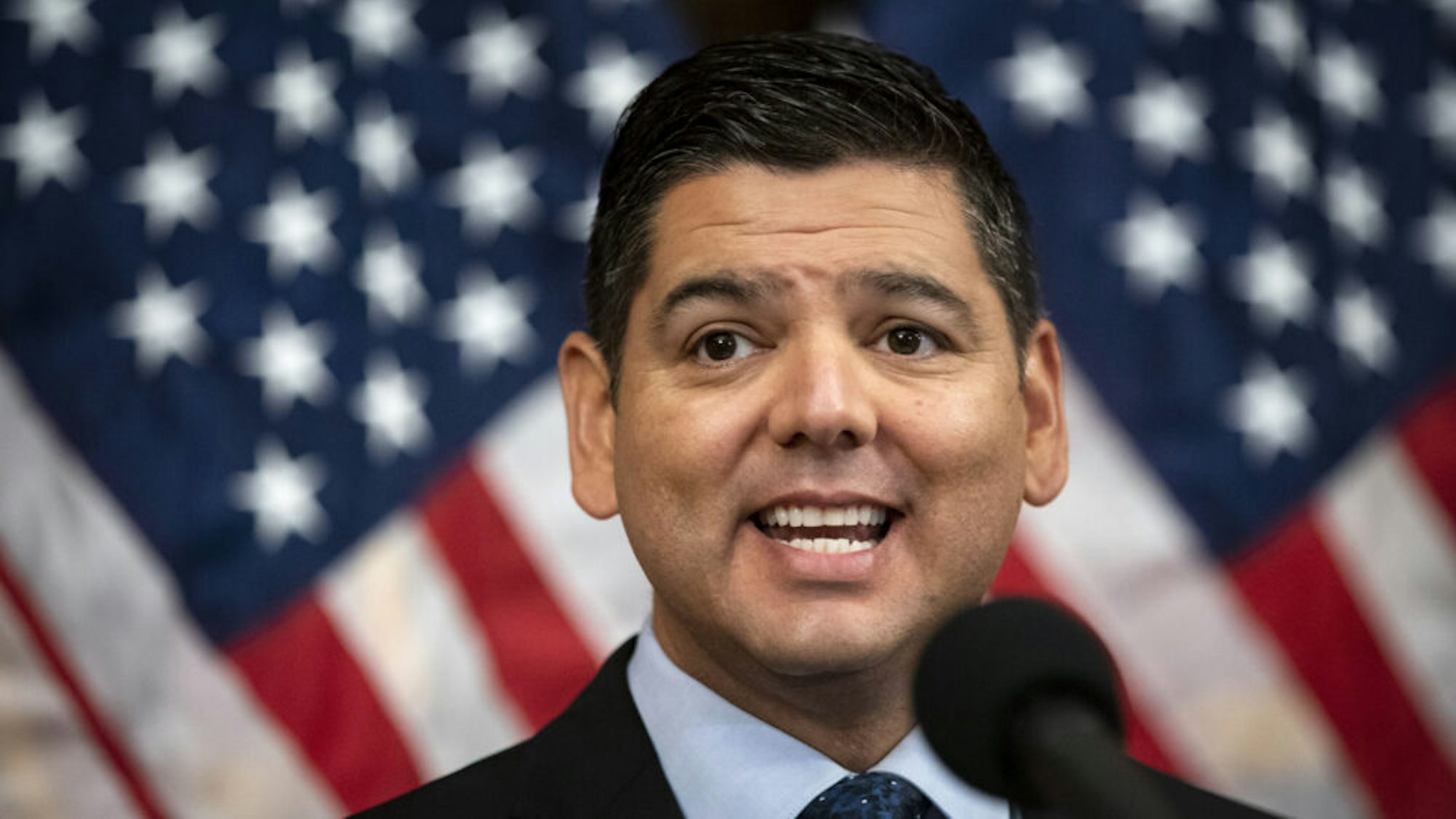 Representative Raul Ruiz, a Democrat from California, speaks during a news conference unveiling the Patient Protection &amp; Affordable Care Enhancement Act at the U.S Capitol in Washington, D.C., U.S., on Wednesday, June 24, 2020. Democrats, seeking to draw a contrast with President Donald Trump's health agenda before the November elections, plan to vote this week on a package of measures to strengthen Obamacare.