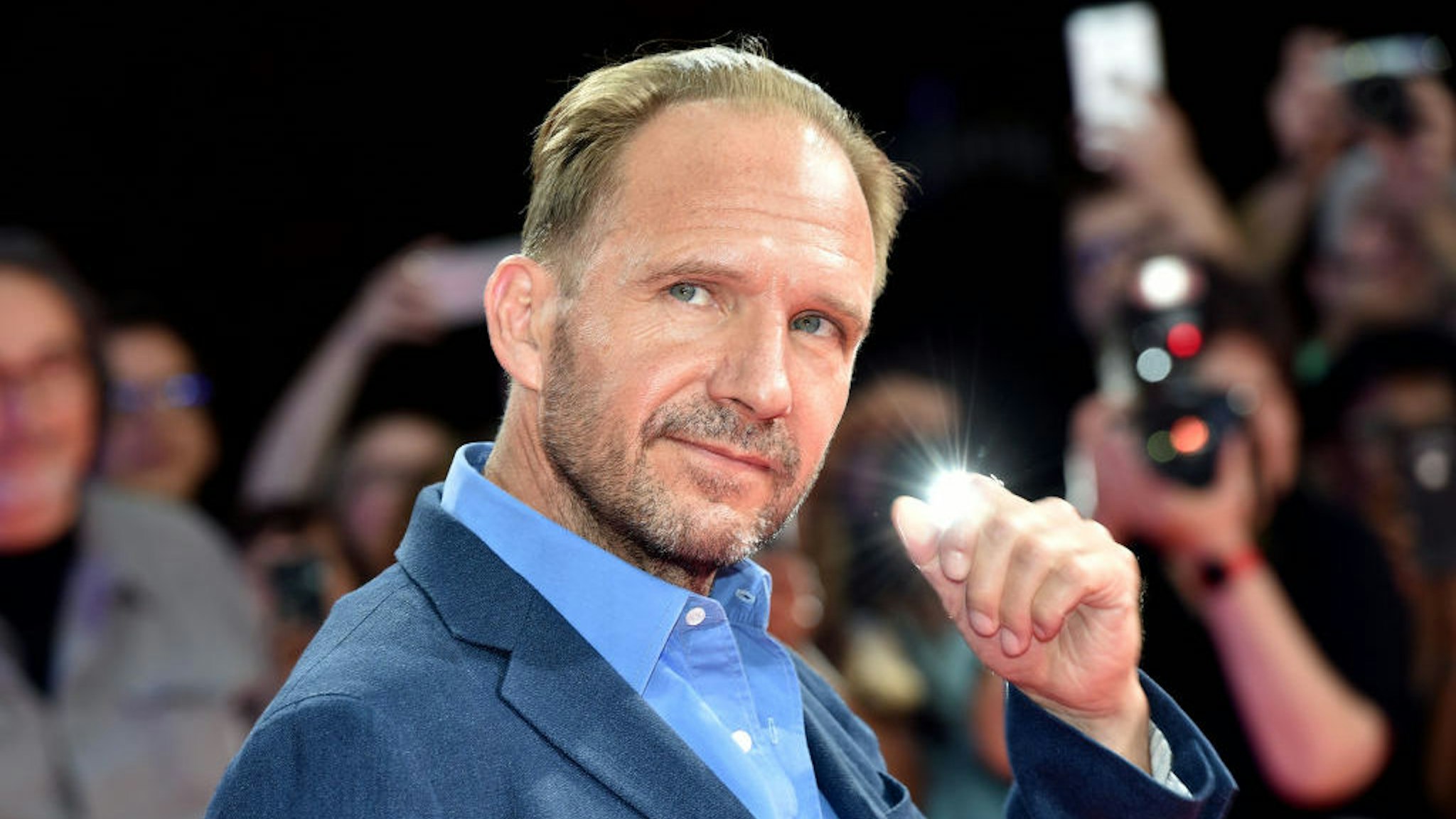 MUNICH, GERMANY - JULY 01: Ralph Fiennes at the CineMerit Gala for Ralph Fiennes during the Munich Film Festival at Gasteig on July 01, 2019 in Munich, Germany. British actor and director Ralph Fiennes is awarded the CineMerit prize for his great contribution to the international film industry. (Photo by Hannes Magerstaedt/Getty Images)