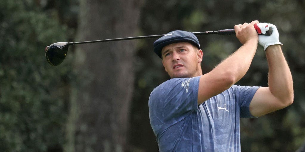 ‘Chills’ Pro Golfer Bryson DeChambeau Hits Massive Drive Across Lake
