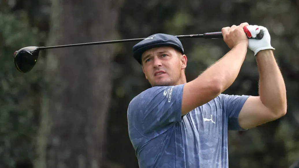 ‘Chills’: Pro Golfer Bryson DeChambeau Hits Massive Drive Across Lake On 555-Yard Hole