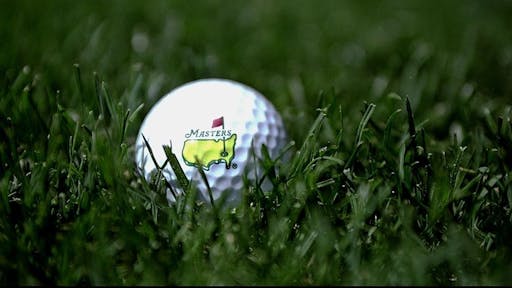 New rough 5 Apr 1999: A ball Masters golf ball displays the length of the new rough increased to 1 3/8 of an Inch before the 1999 US Masters at the Augusta National GC in Augusta, Georgia, USA. Mandatory Credit: