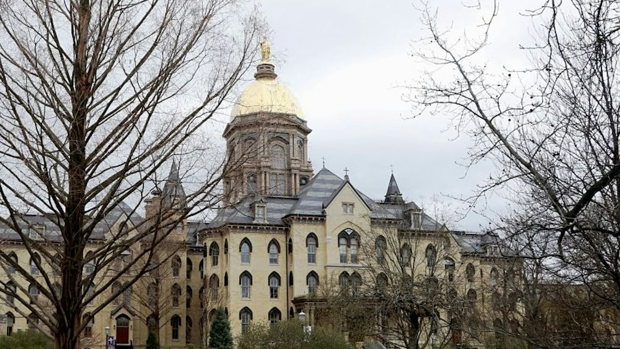 Campus scene University of Notre Dame in South Bend Indiana. (Photo by: Don &amp; Melinda Crawford/Education Images/Universal Images Group via Getty Images)