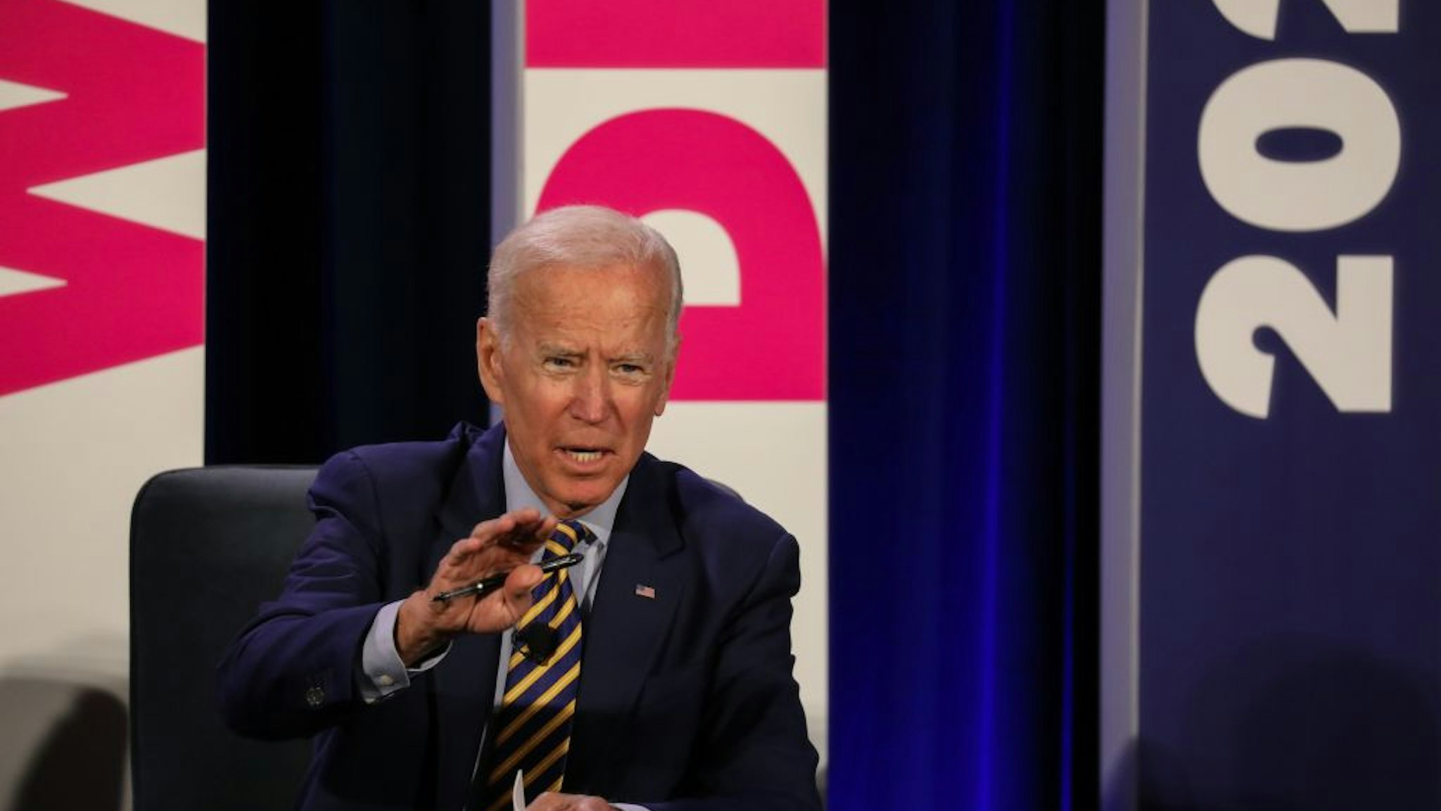 Former Vice President, Joe Biden, adresses the audience at the We Decide: Planned Parenthood Action Fund 2020 Election Forum to Focus on Abortion and Reproductive Rights event in Columbia, SC on June, 22 2019. - Many of the Democratic candidates running for president are in Columbia to make appearances at the South Carolina Democratic Party Convention and the Planned Parenthood Election Forum on June 22.