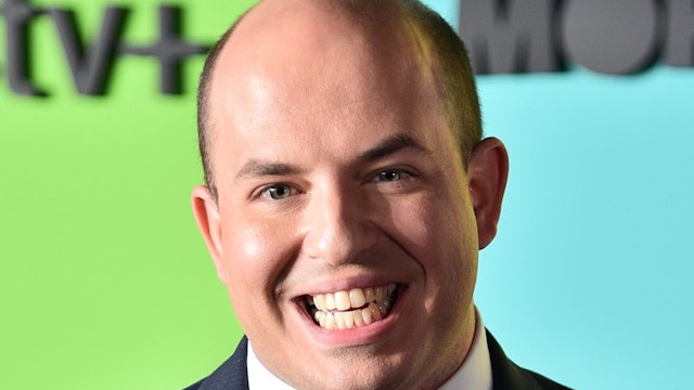 NEW YORK, NEW YORK - OCTOBER 28: Brian Stelter attends the Apple TV+'s "The Morning Show" World Premiere at David Geffen Hall on October 28, 2019 in New York City.