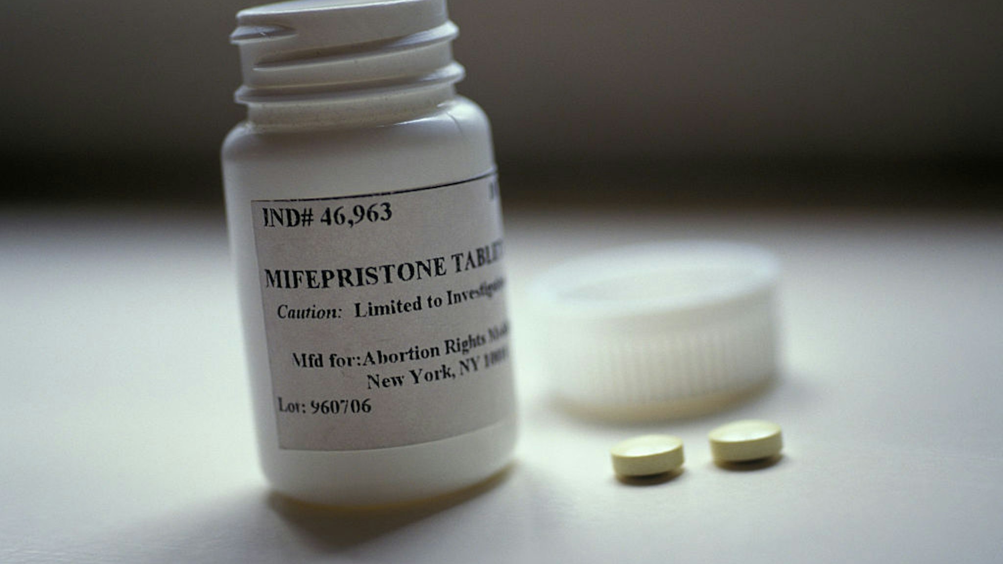 Mifepristone, the abortion pill known as RU 486.