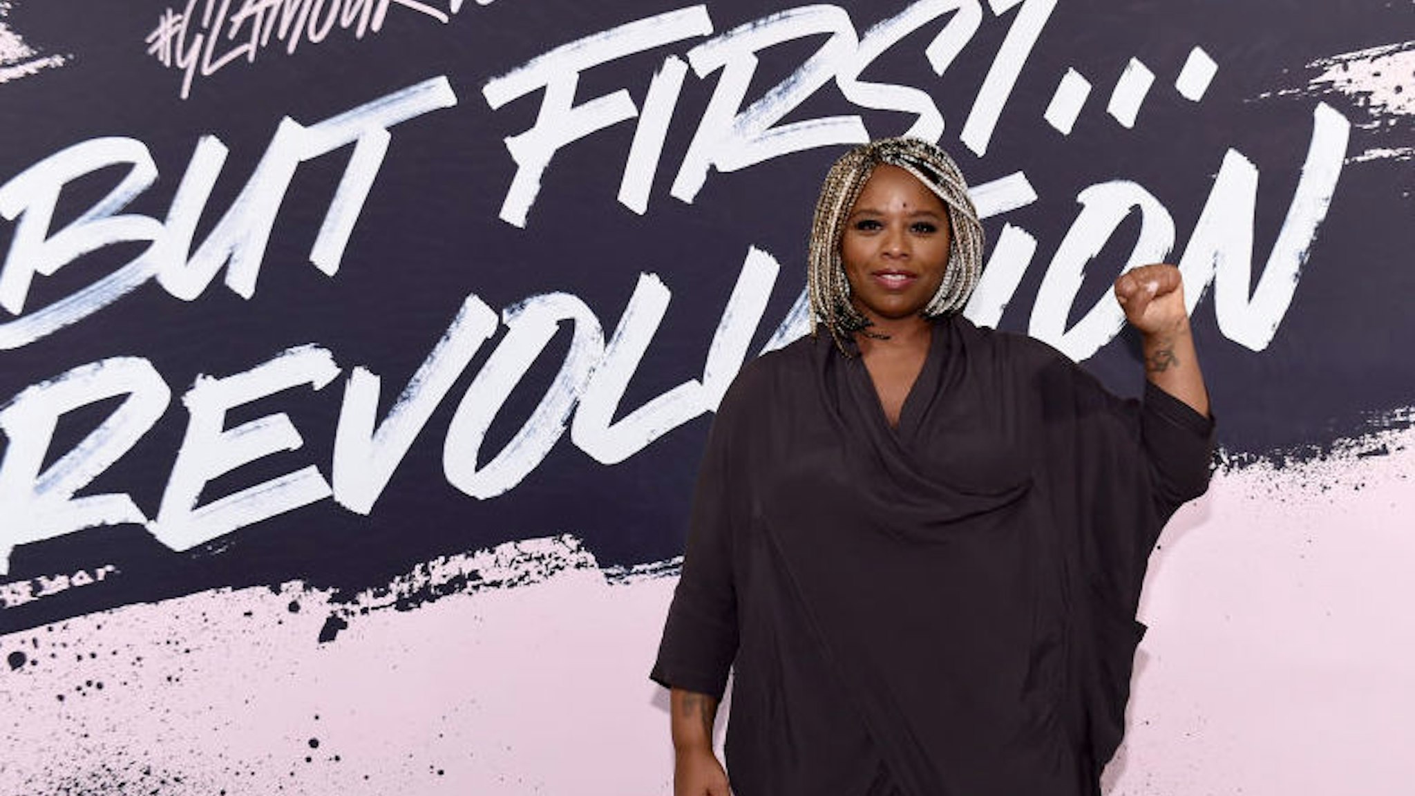 Woman of the Year 2016 and Black Lives Matter cofounder Patrisse Khan-Cullors poses during Glamour Celebrates 2017 Women Of The Year Live Summit at Brooklyn Museum on November 13, 2017 in New York City.