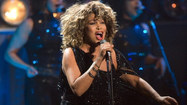 ARNHEM, NETHERLANDS - MARCH 21: Tina Turner performs on stage at the Gelredome on March 21st, 2009 in Arnhem, Netherlands.