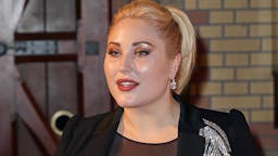 Ernsting’s Family Fashion Dinner In Hamburg HAMBURG, GERMANY - NOVEMBER 26: US actress Hayley Hasselhoff attends the Ernsting's Family Fashion Dinner on November 26, 2019 in Hamburg, Germany.