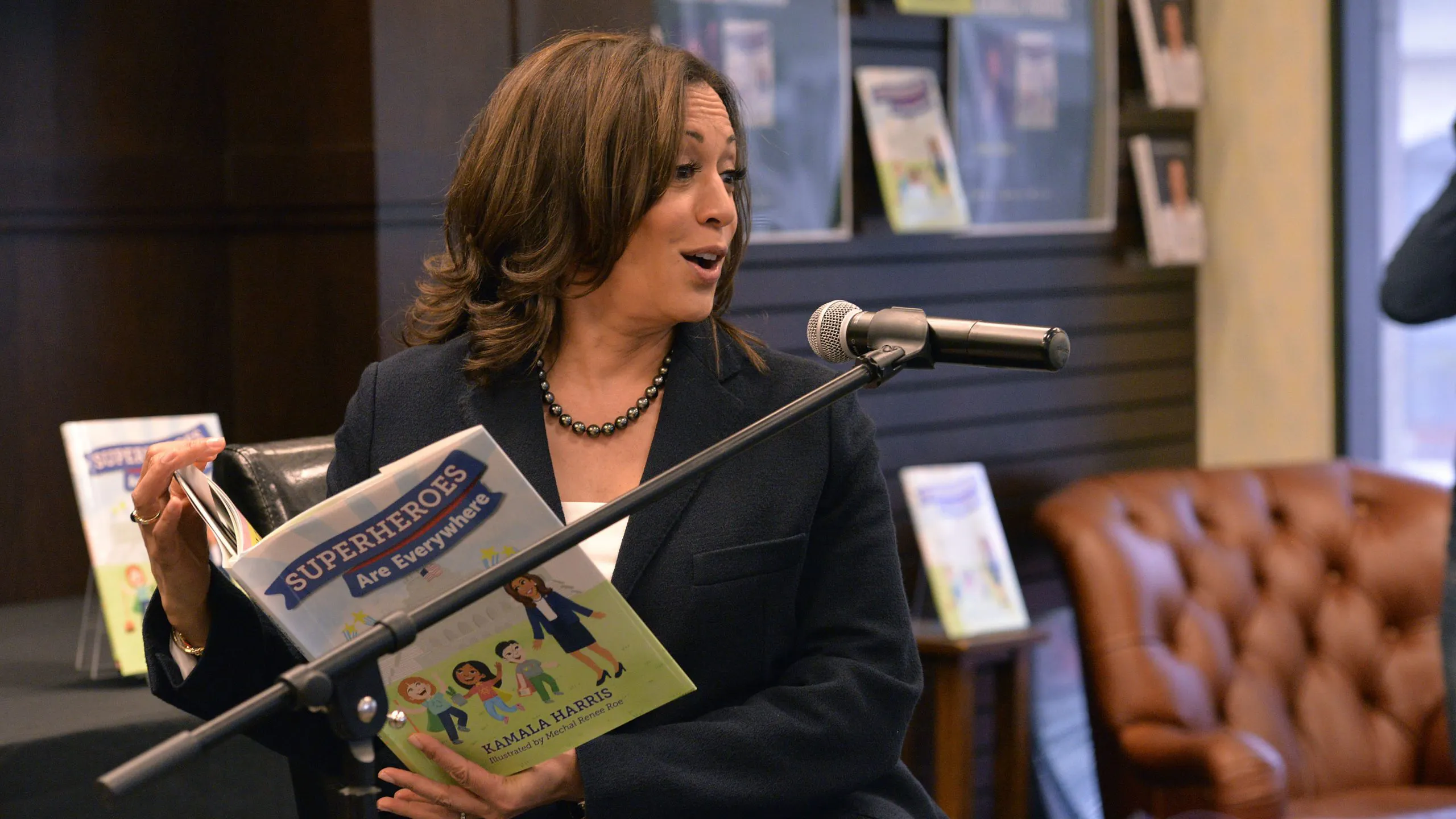 New Details Emerge On Kamala Harris Book At Migrant Center