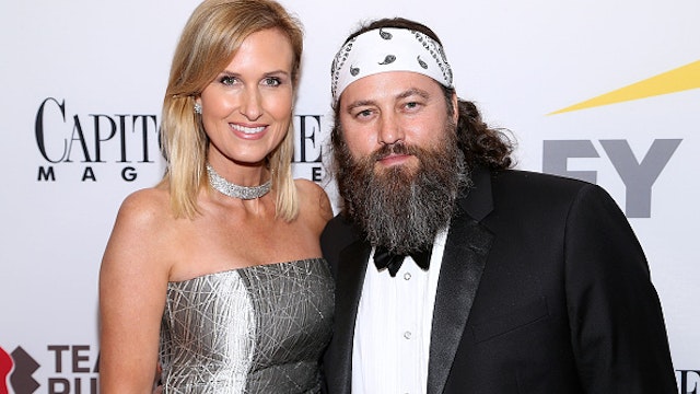 WASHINGTON, DC - JANUARY 19: Korie Robertson and Willie Robertson of the reality series "Duck Dynasty" attend the Capitol File 58th Presidential Inauguration Reception at Fiola Mare on January 19, 2017 in Washington, DC.