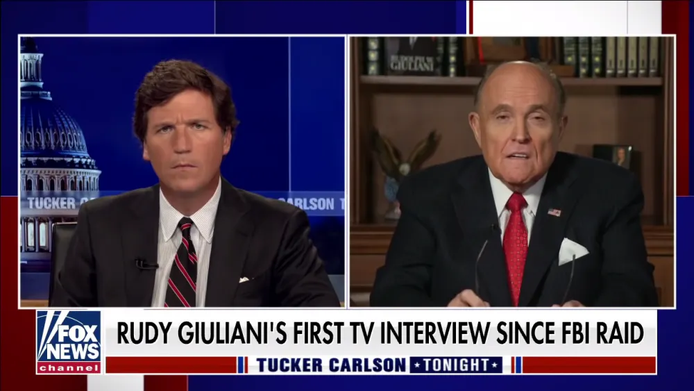 Rudy Giuliani Tells Tucker Carlson That FBI Didn’t Want Hunter Biden’s Hard Drives During Raid