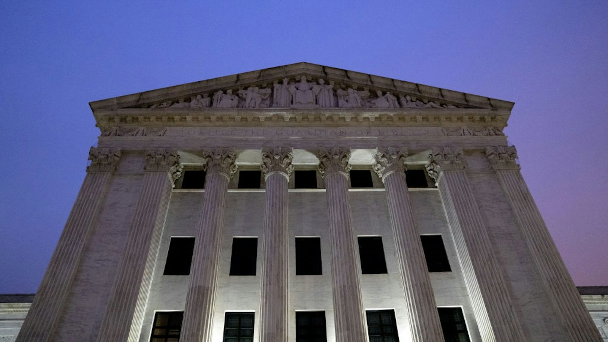 The U.S. Supreme Court building in Washington, D.C., U.S., on Friday, April 9, 2021.