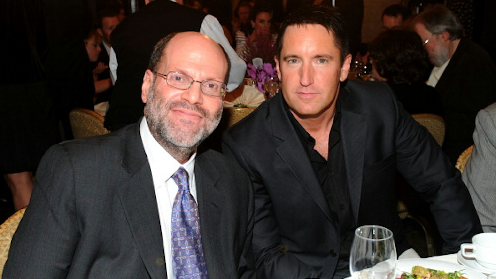 CENTURY CITY, CA - JANUARY 15: Producer Scott Rudin and composer Trent Reznor attend the 36th Annual Los Angeles Film Critics Association Awards at the InterContinental Hotel on January 15, 2011 in Century City, California.