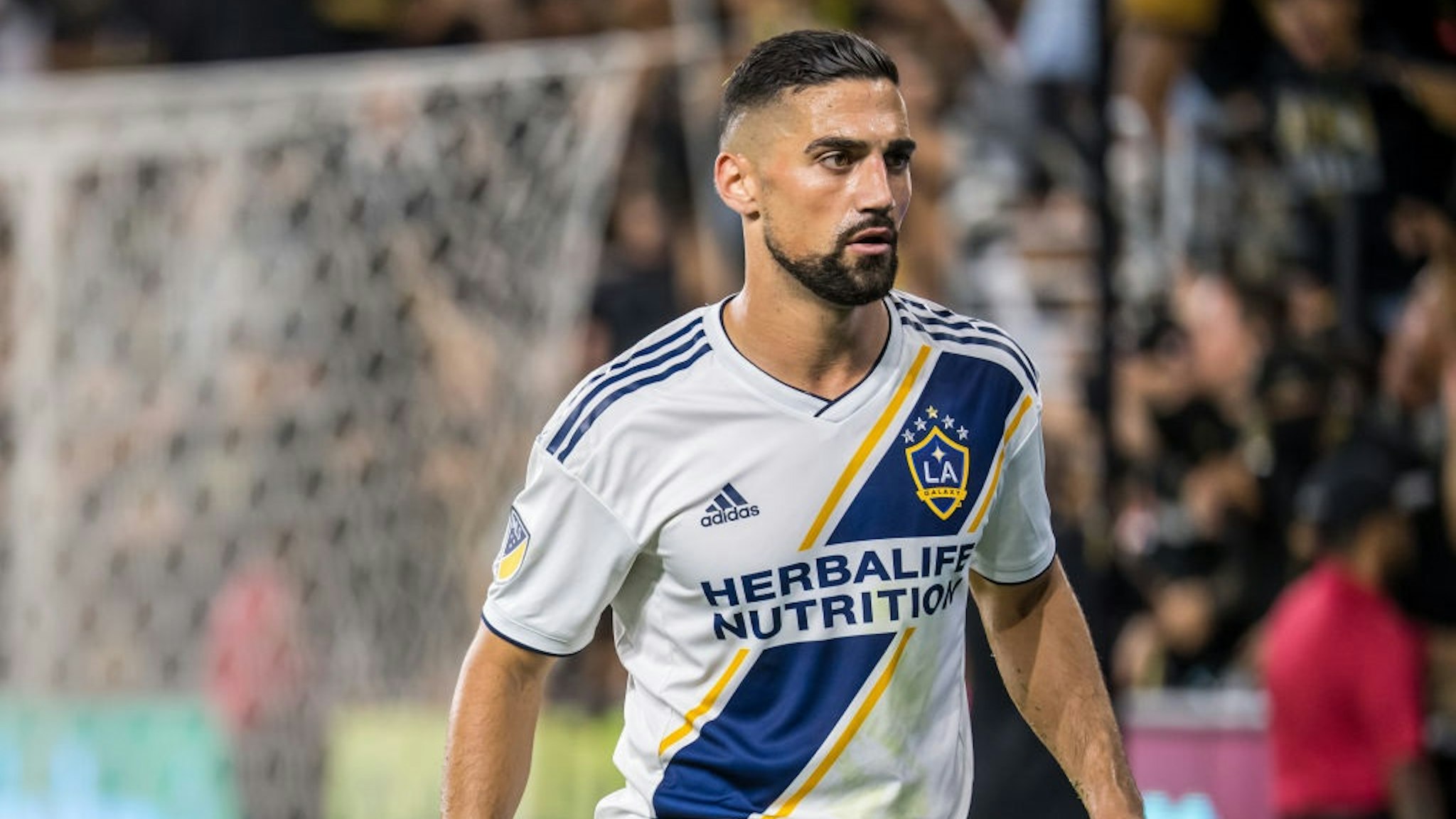 LOS ANGELES, CA - OCTOBER 24: Sebastian Lletget #17 of Los Angeles Galaxy during the MLS Western Conference Semi-final between Los Angeles FC and Los Angeles Galaxy at the Banc of California Stadium on October 24, 2019 in Los Angeles, California.