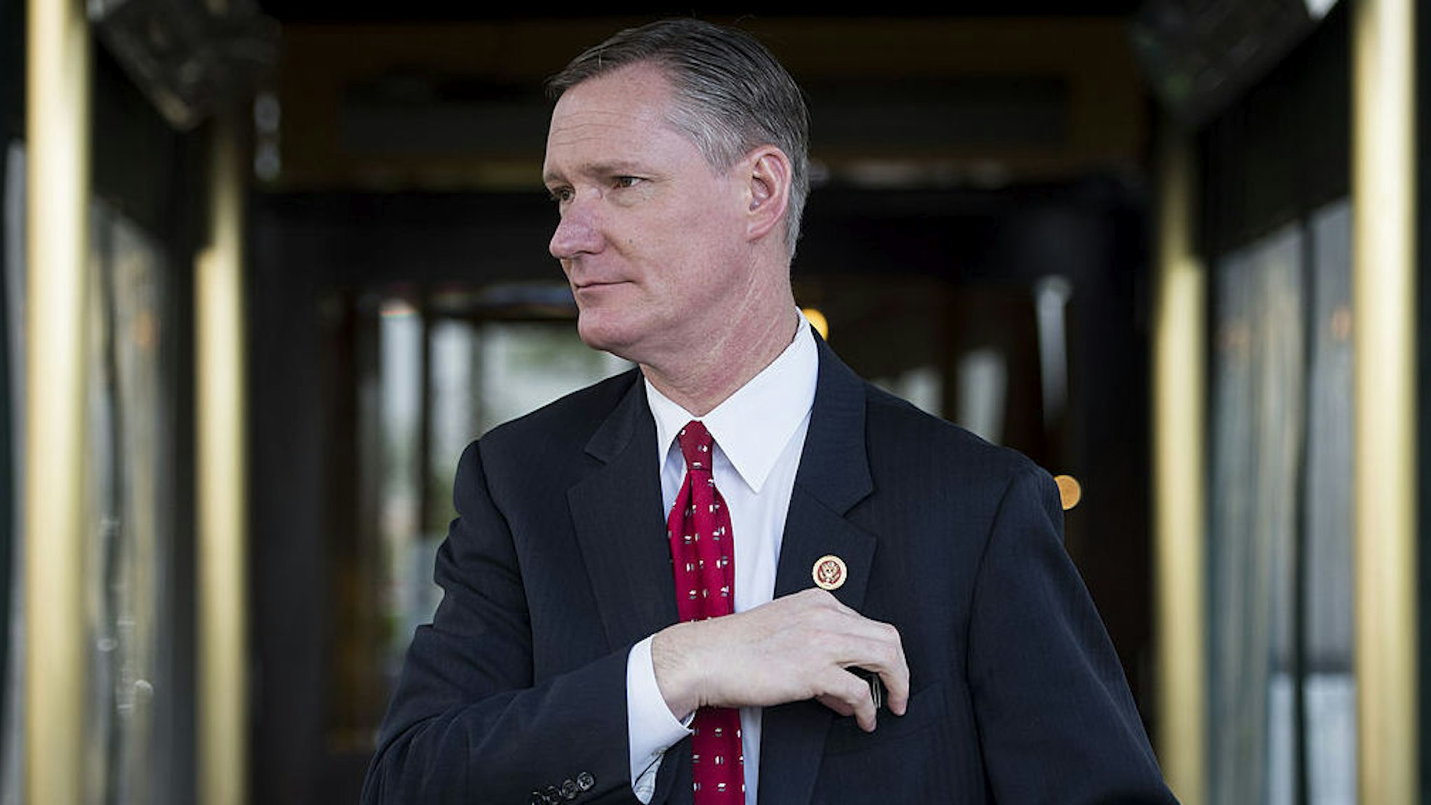 UNITED STATES - MAY 20: Rep. Steve Stivers, R-Ohio, leaves the House Republican Conference meeting at the Capitol Hill Club on Tuesday, May 20, 2014.