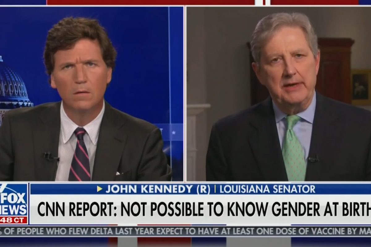 Sen. Kennedy On CNN Reporter's Claim That Gender Identity Isn't Known At Birth: 'A Boy Has A …