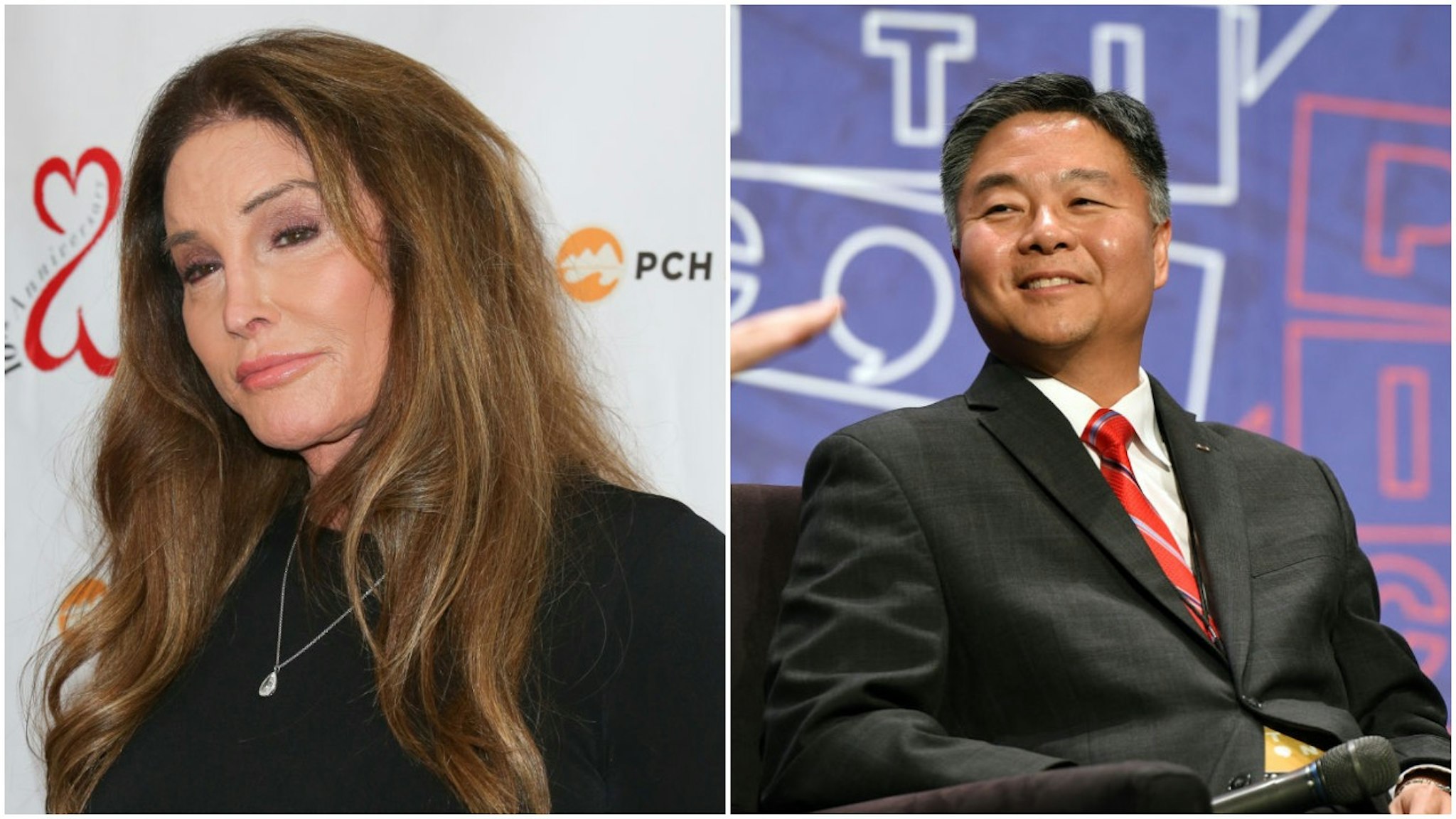 Caitlyn Jenner and Rep. Ted Lieu