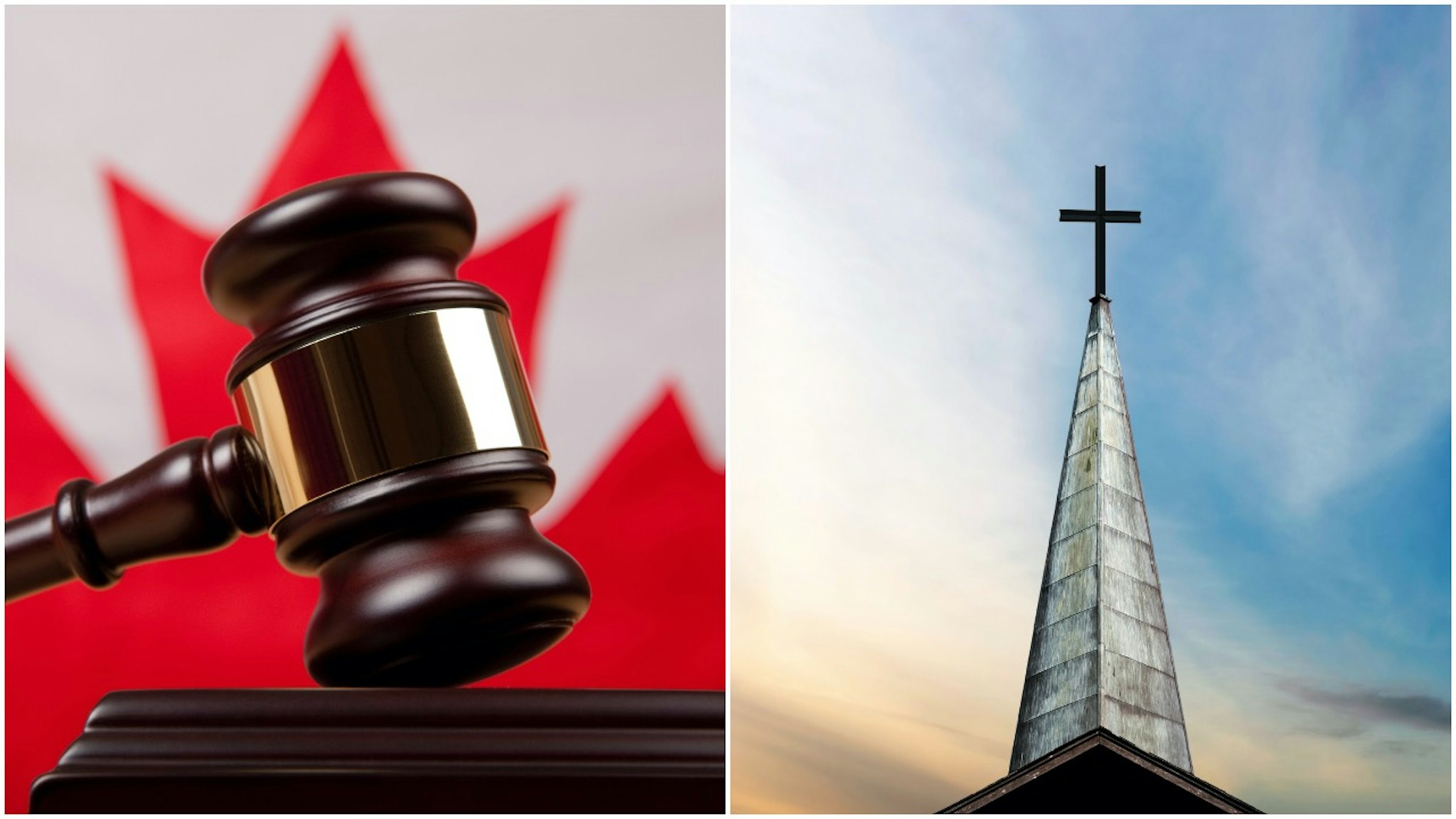 Canada court and steeple