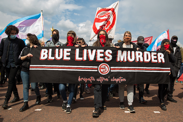 blue lives murder flag