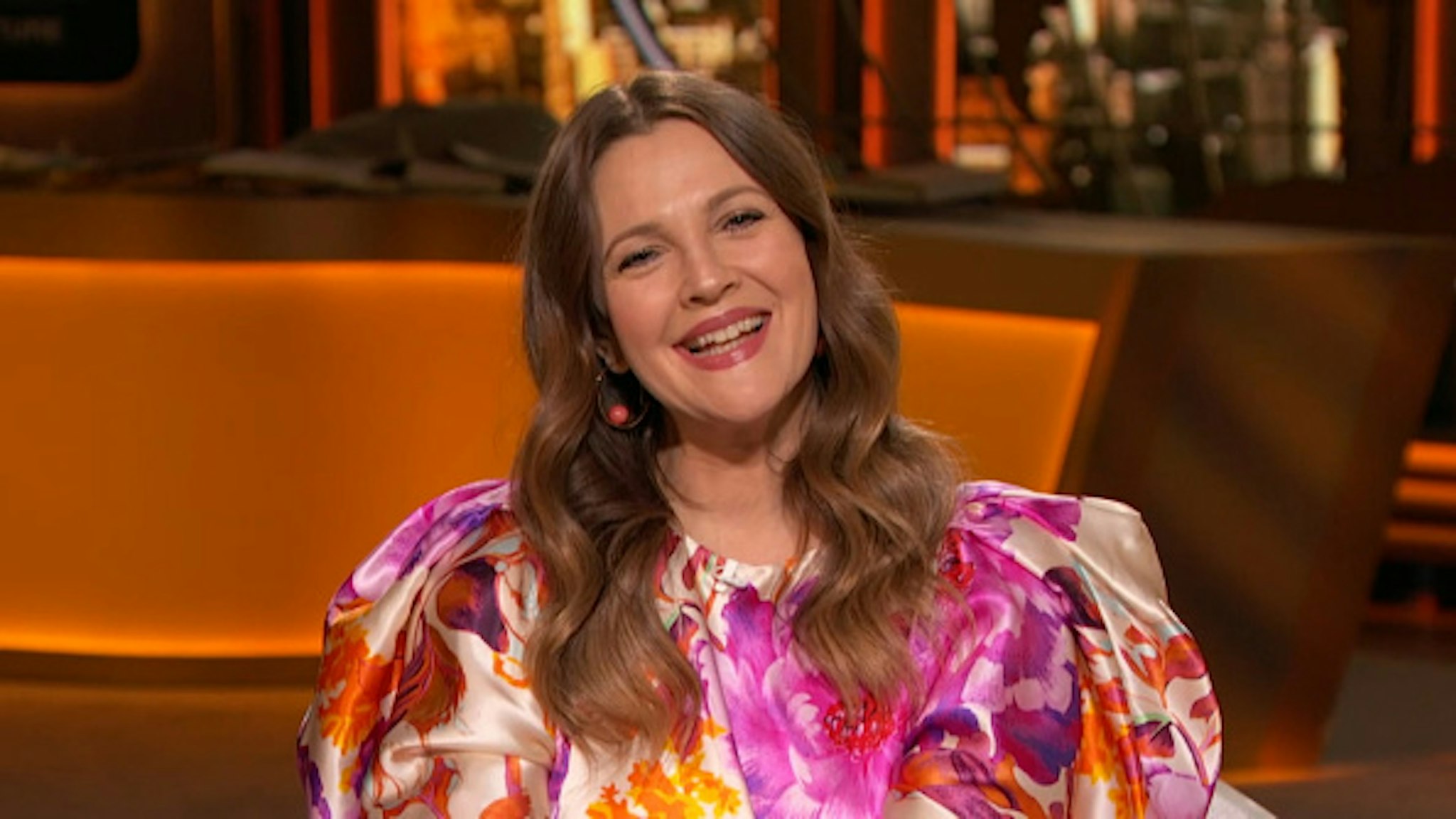 WATCH WHAT HAPPENS LIVE WITH ANDY COHEN @ HOME -- Episode 17150 -- Pictured in this screen grab: Drew Barrymore --