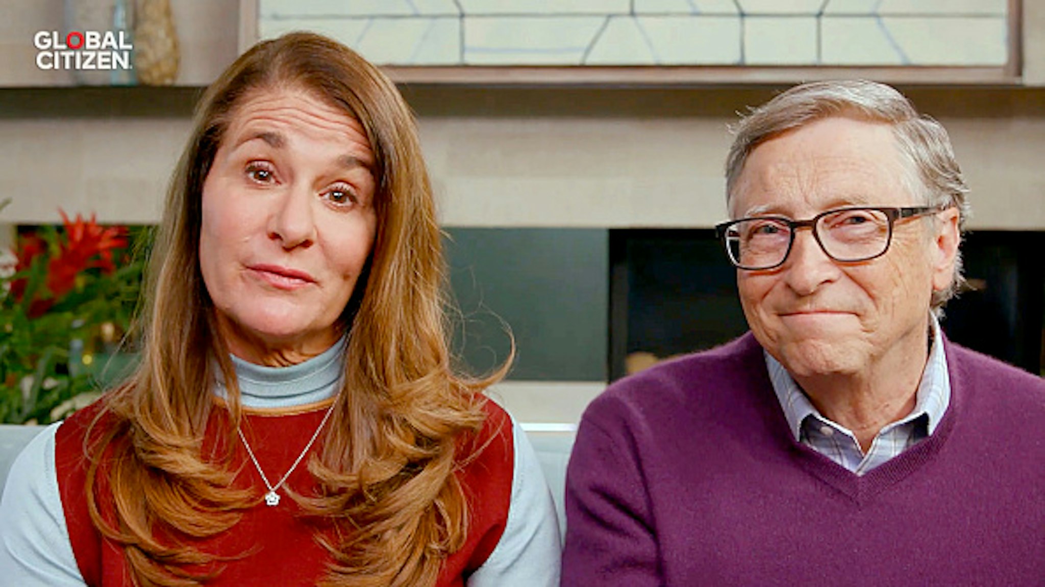UNSPECIFIED LOCATION - APRIL 18: In this screengrab, (L-R) Melinda Gates and Bill Gates speak during "One World: Together At Home" presented by Global Citizen on April, 18, 2020. The global broadcast and digital special was held to support frontline healthcare workers and the COVID-19 Solidarity Response Fund for the World Health Organization, powered by the UN Foundation.