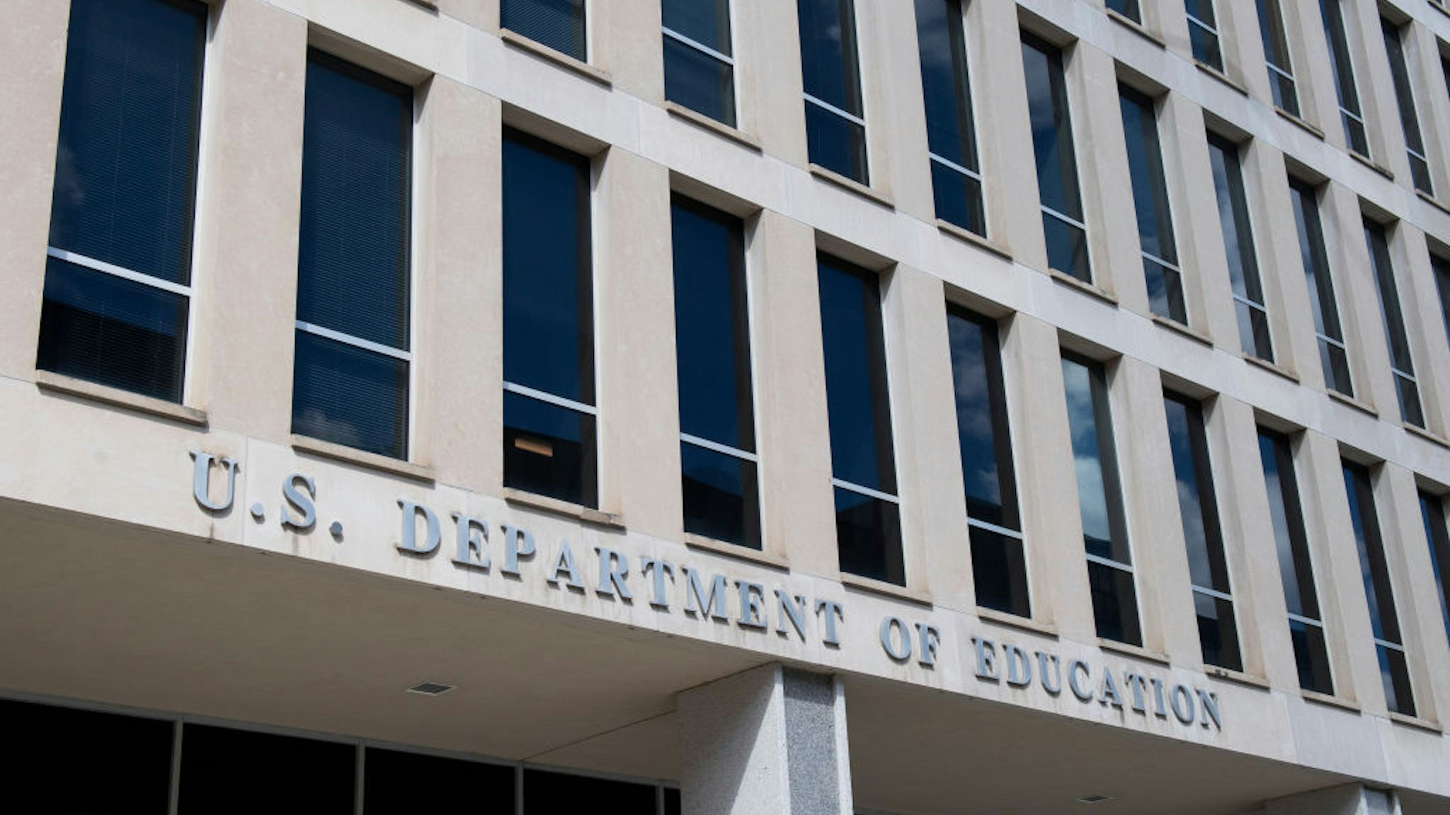 UNITED STATES - APRIL 2: The U.S. Department of Education building is pictured in Washington on Thursday, April 2, 2020.