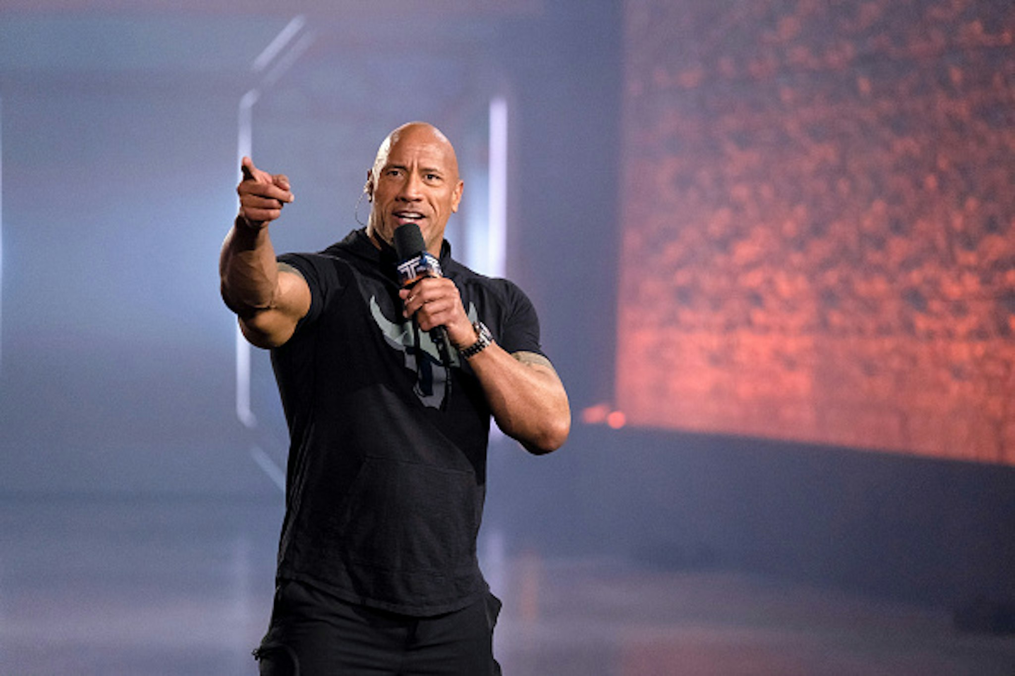 THE TITAN GAMES -- West Region 2: The True Meaning of a Titan Episode 206 -- Pictured: Dwayne Johnson --